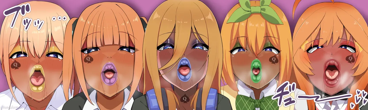 The Quintessential Quintuples Blowjob and CG art Collection page 3 full