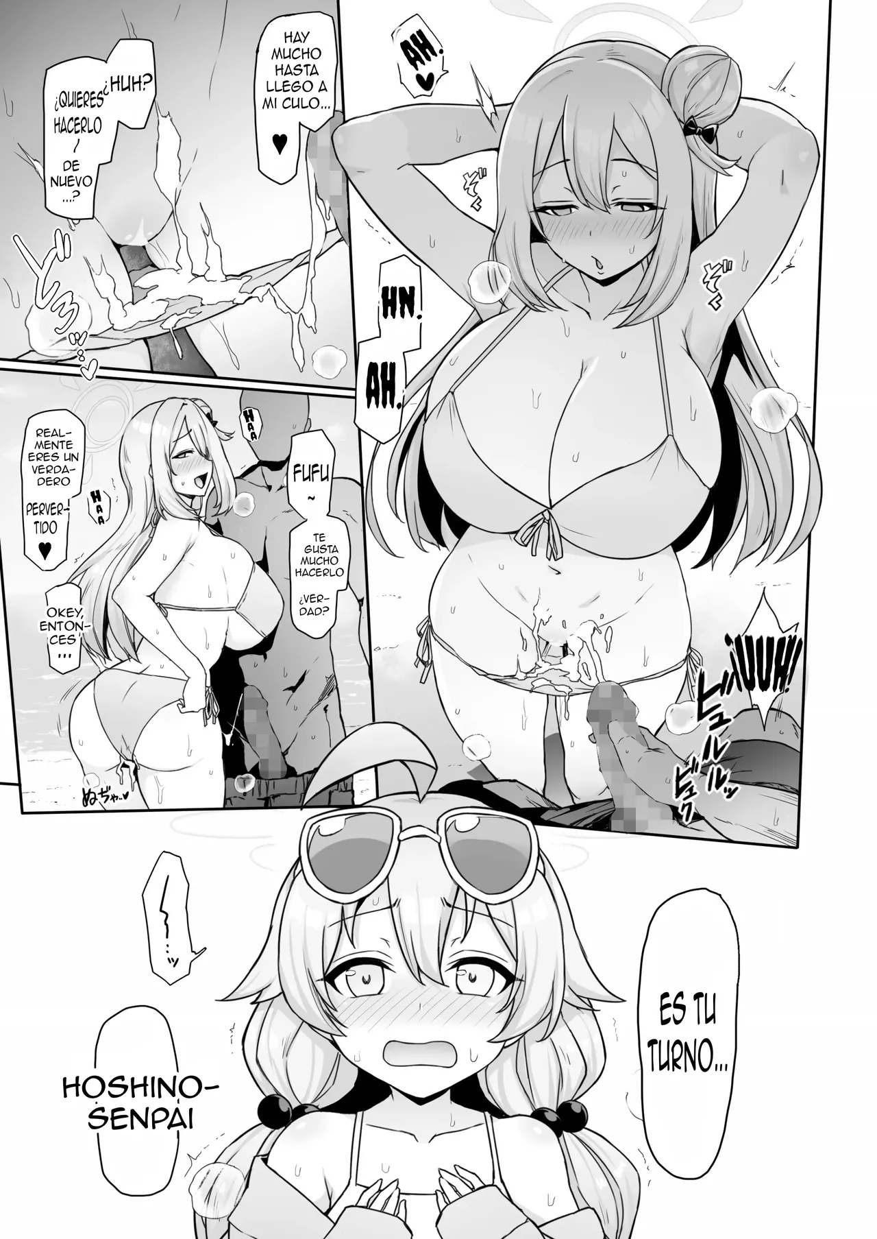 HoshiNono to Mujintou de Pacopaco Suru Hanashi｜PlapPlap en una isla desierta con hoshi y nono page 6 full