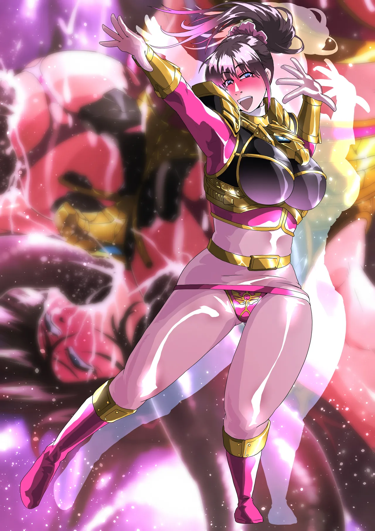 スーパーゴセイヒロインズ臭態 page 9 full