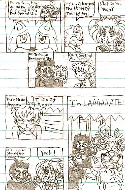 Mario &amp; Sonic Valentines Special page 2 full