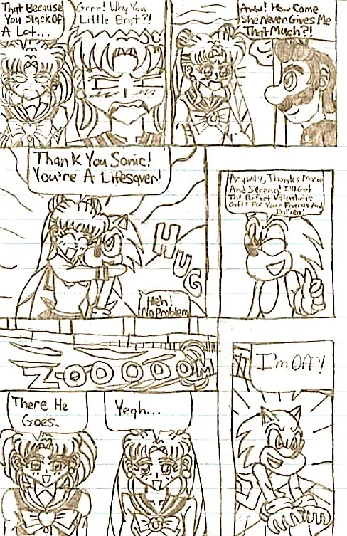 Mario &amp; Sonic Valentines Special page 5 full