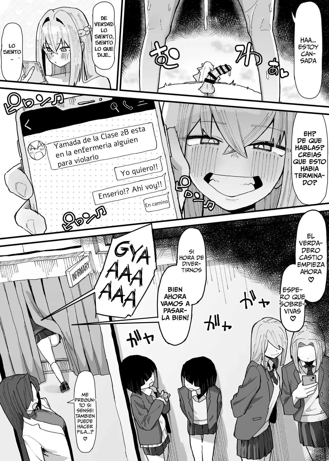 Yancha-kun to Kurasu no Dekai Onnanoko ♡｜El Chico Travieso y la Enorme Chica de la Clase ♡ page 6 full