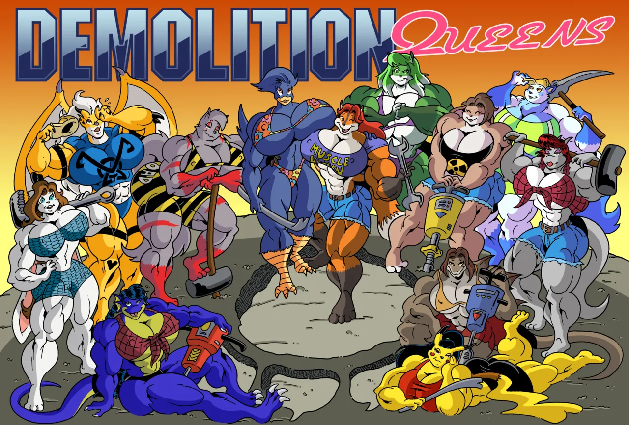 Demolition Queens 2019 Calendar page 1 full