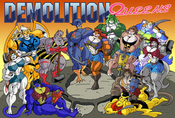 Demolition Queens 2019 Calendar cover