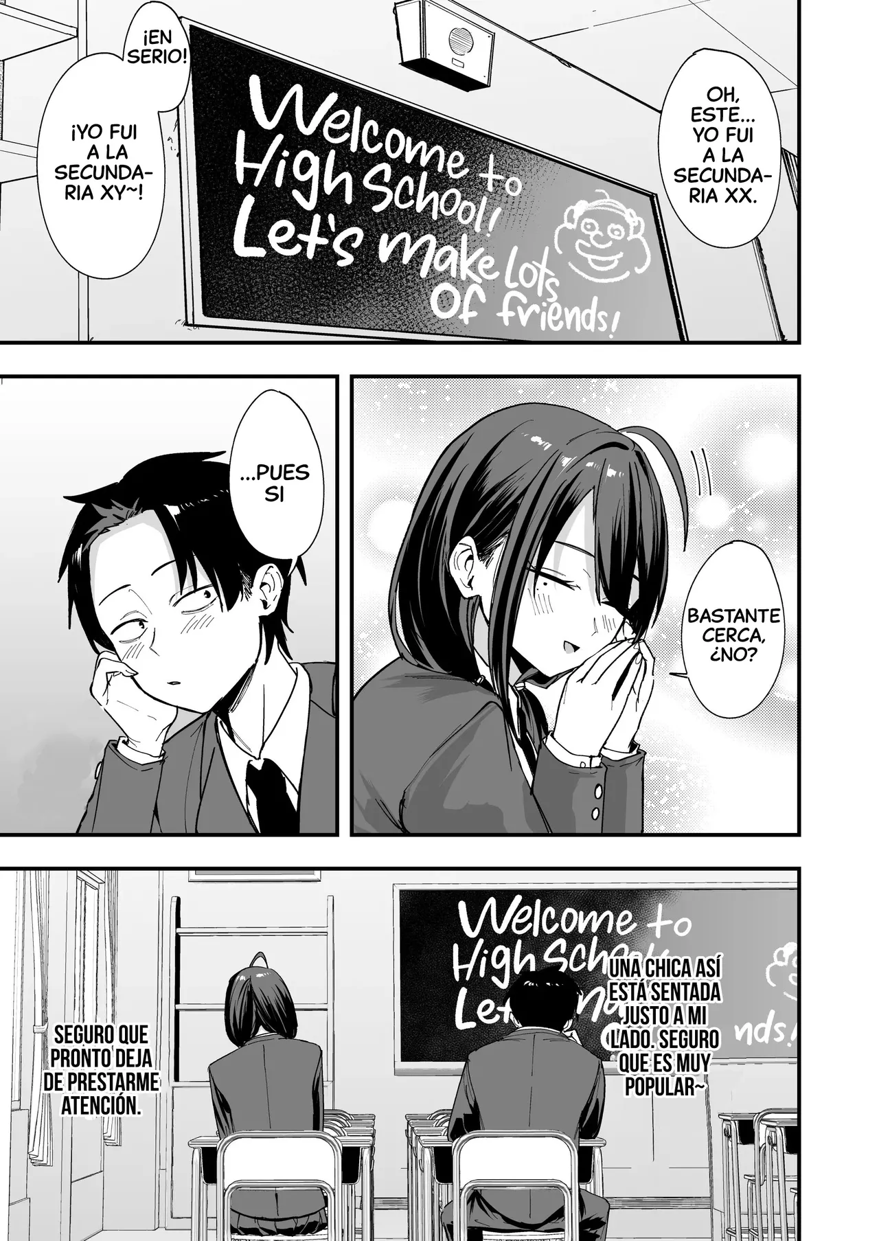 Tonari no Seki no Tomodachi to Issho ni Onanii Suru Hanashi｜La historia de cómo me masturbé junto a la chica que se sienta a mi lado page 5 full