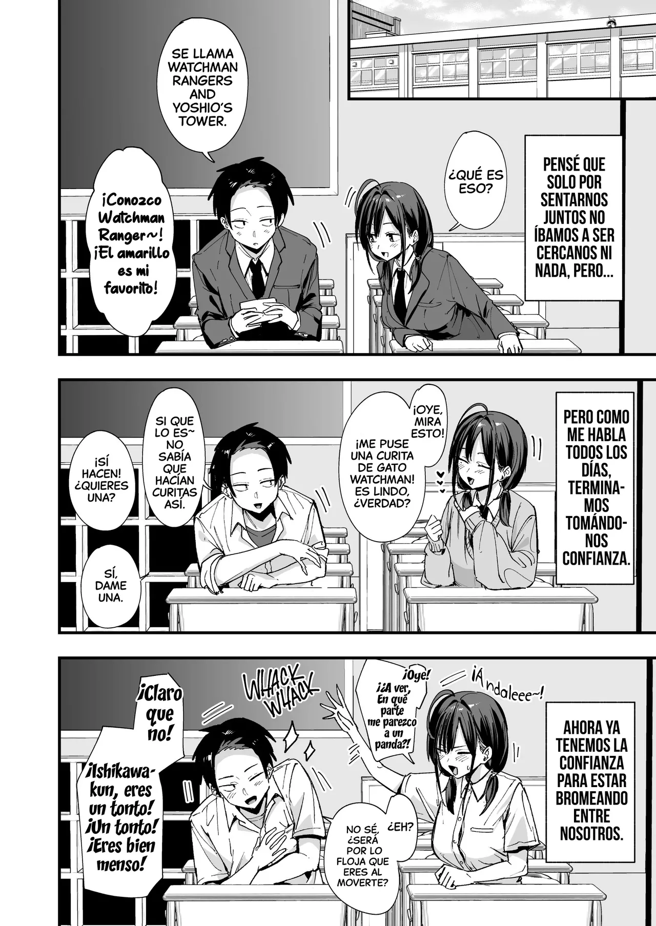 Tonari no Seki no Tomodachi to Issho ni Onanii Suru Hanashi｜La historia de cómo me masturbé junto a la chica que se sienta a mi lado page 6 full