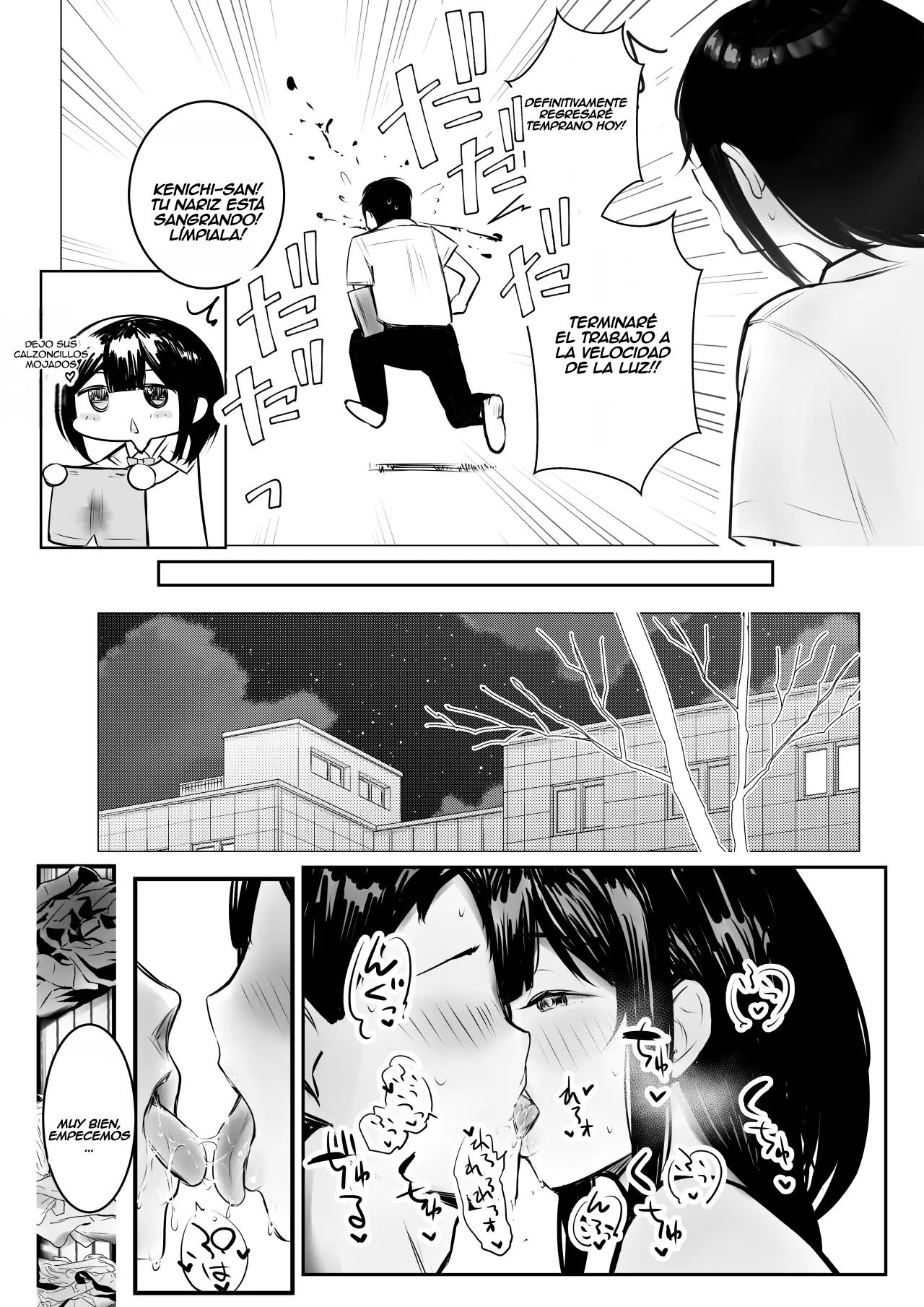 Boku dake ni Amaesasete Kureru Kyonyuu JK Tsuma o Hoka no Otoko ni Dakasete Mita 9｜Vi a una esposa de preparatoria de grandes pechos que solo deja que otro hombre la mime y abrace 9 page 10 full