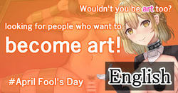 Your Memories: I'm going to be a work of art at the Girl's art museum