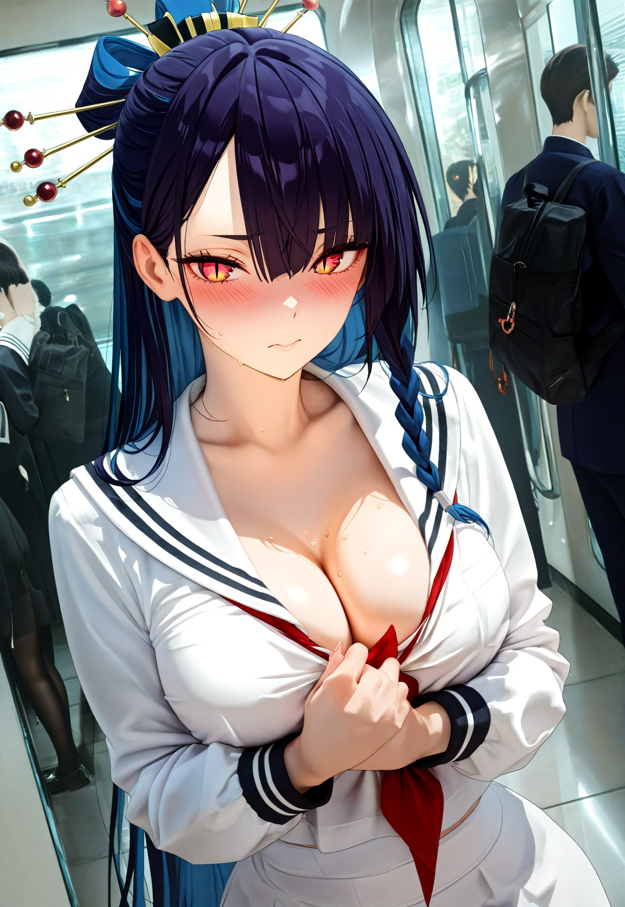 MAIA AZUMA'S BLACK SERAFUKU UNIFORM page 2 full