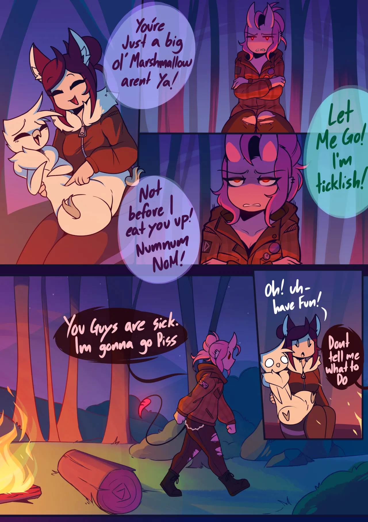 Carrie and the Werewolf page 1 full