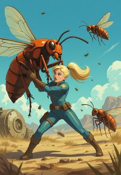 The wasteland is a scary place