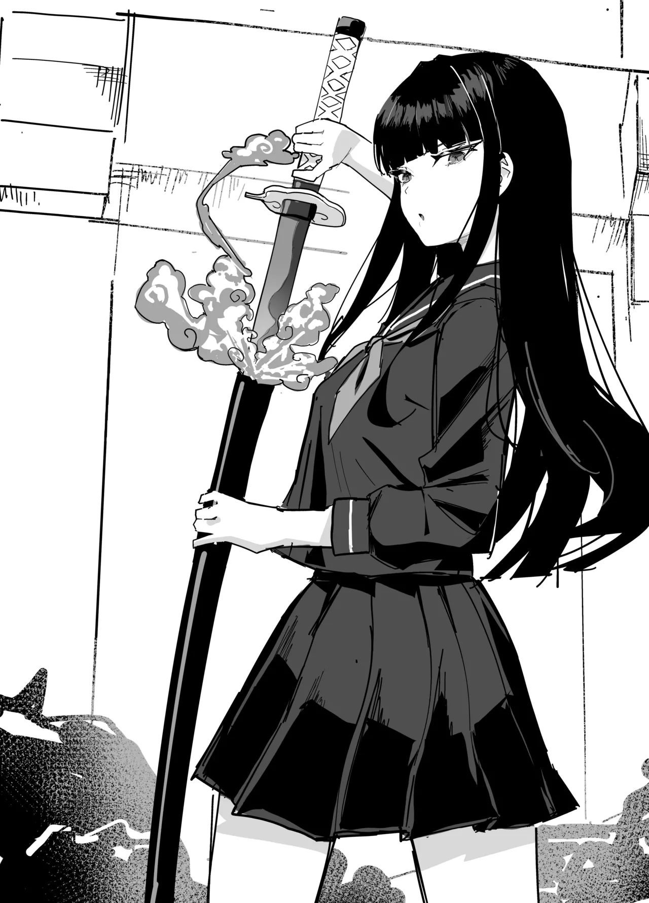 Time Stop CG Sketch Collection page 1 full