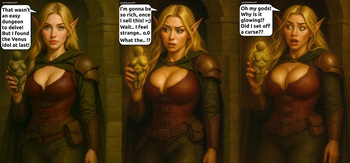 Elf vs Venus Busty Weight Gain Expansion cover