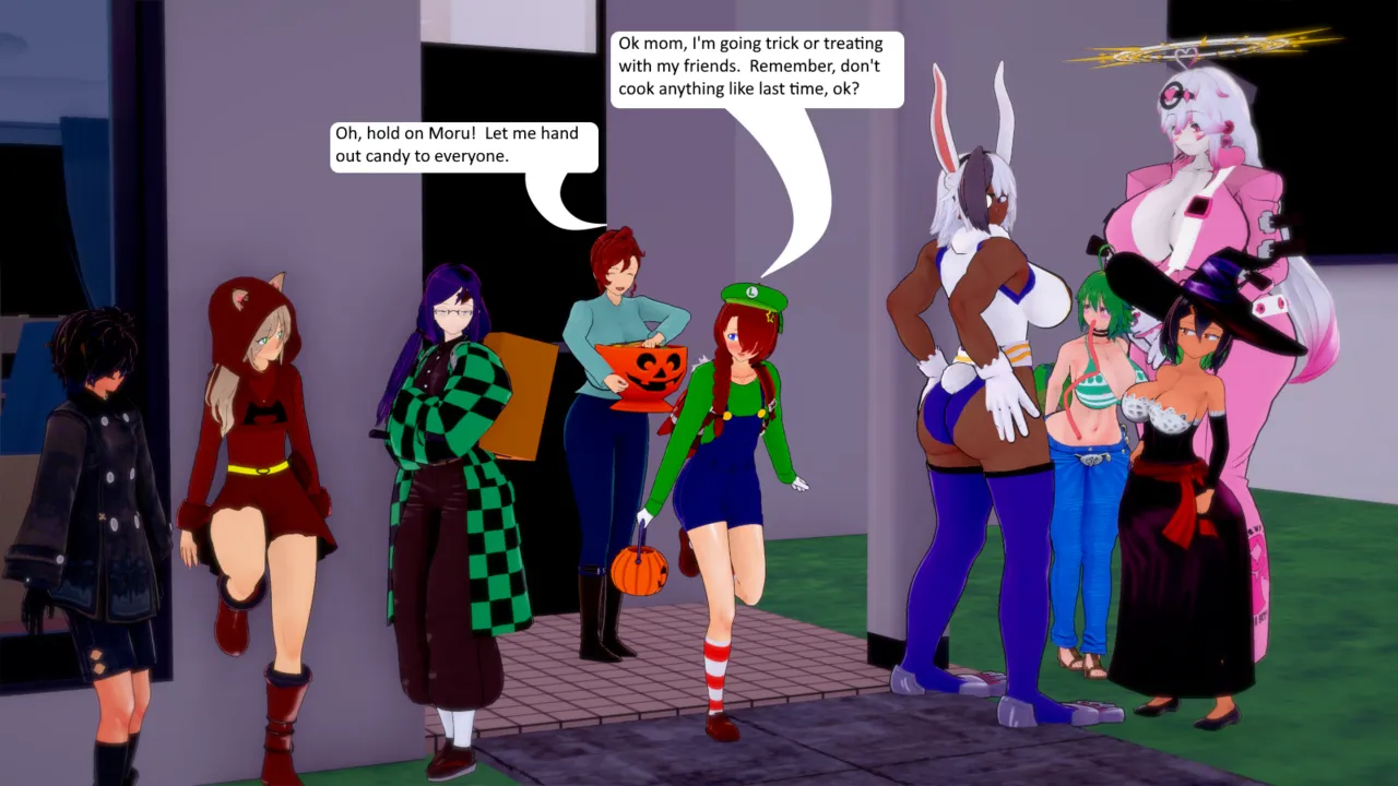 Moruke &amp; Friends: Halloween 2024 page 1 full
