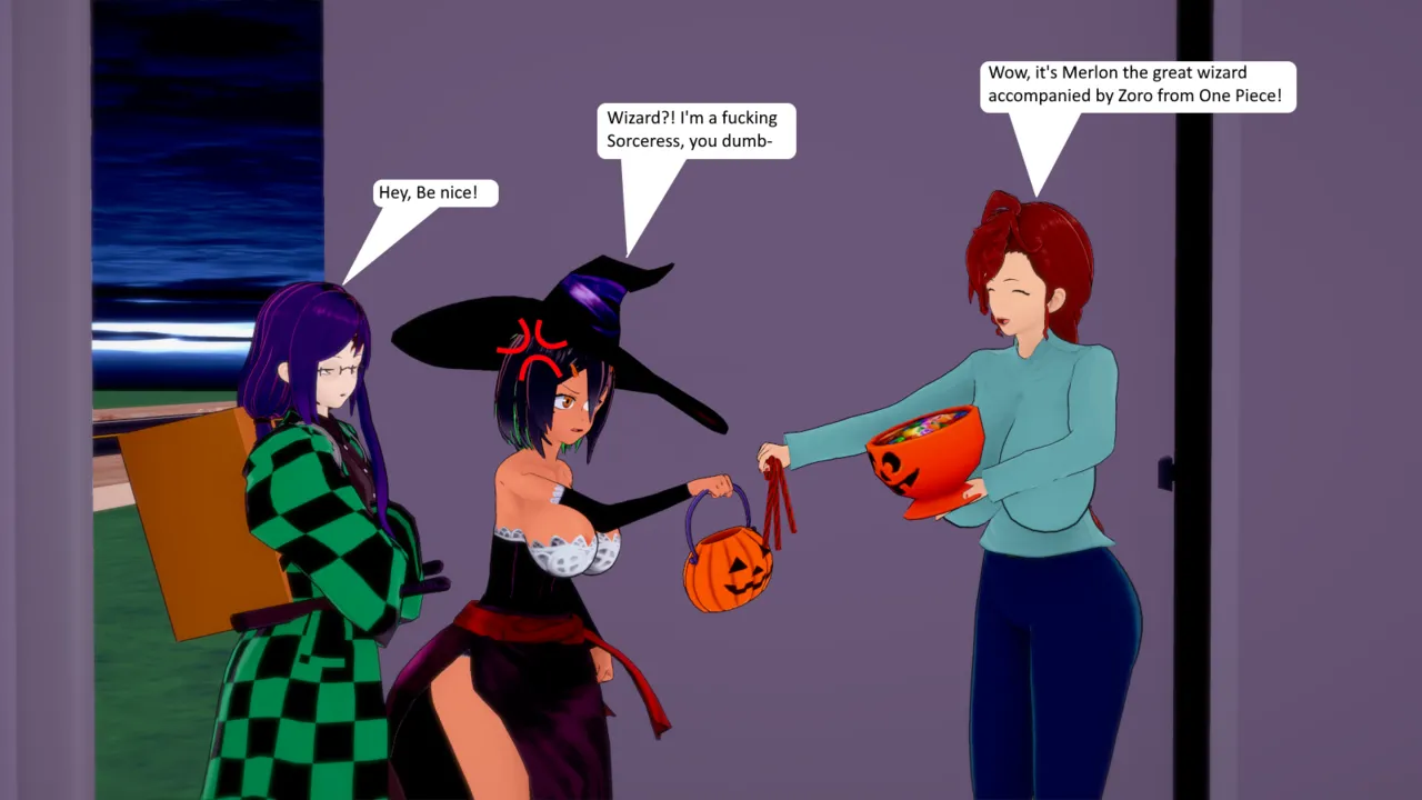 Moruke &amp; Friends: Halloween 2024 page 4 full