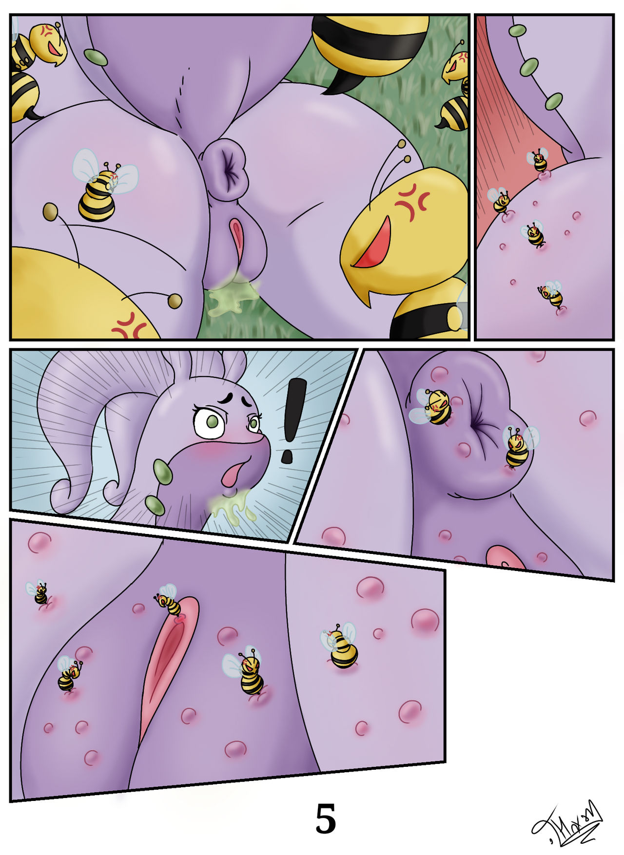 Goodra is attacked by bees page 6 full