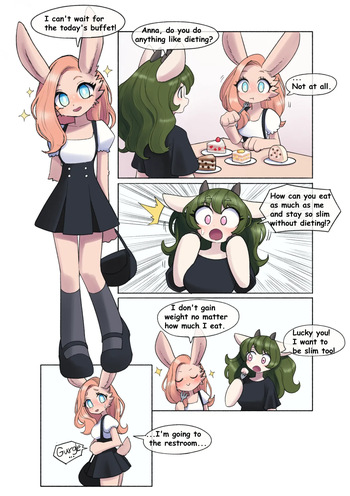 She Doesn't Gain Weight cover