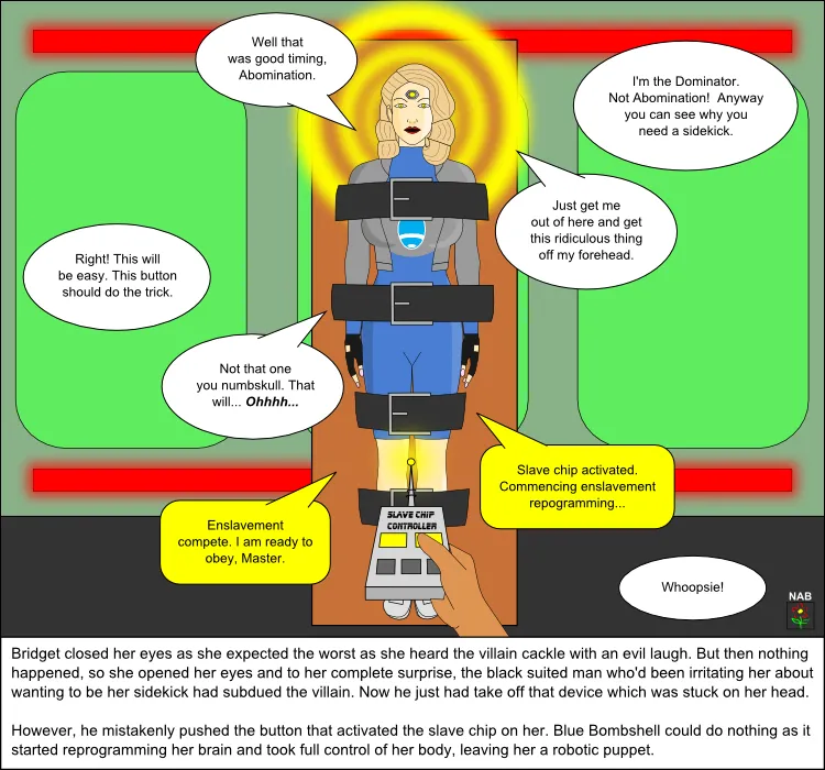 Blue Bombshell Dominated page 1 full