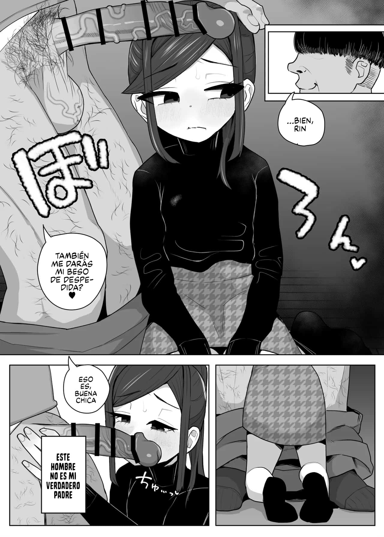 Tsurego o Onaho ni Shiteru Youfu no Hanashi｜La Historia de un Padrastro que Usa a su Hijastra como un Onahole page 3 full