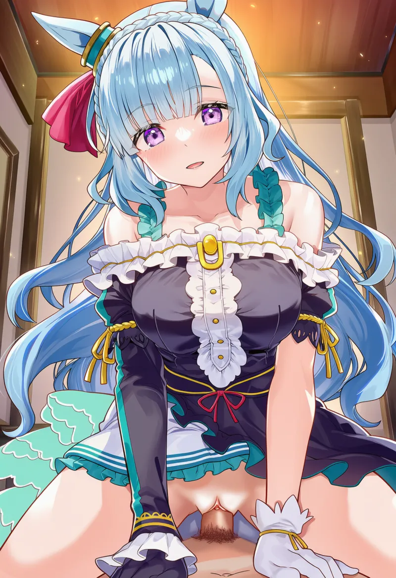 【AI自制】玻璃恋人 目白阿尔丹 メジロアルダン Mejiro Ardan  【AI Generated】 page 1 full