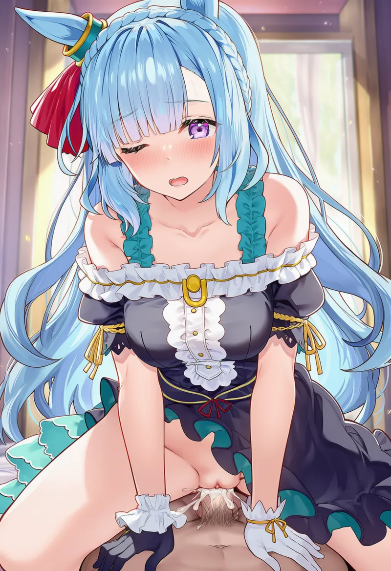 【AI自制】玻璃恋人 目白阿尔丹 メジロアルダン Mejiro Ardan  【AI Generated】 page 2 full