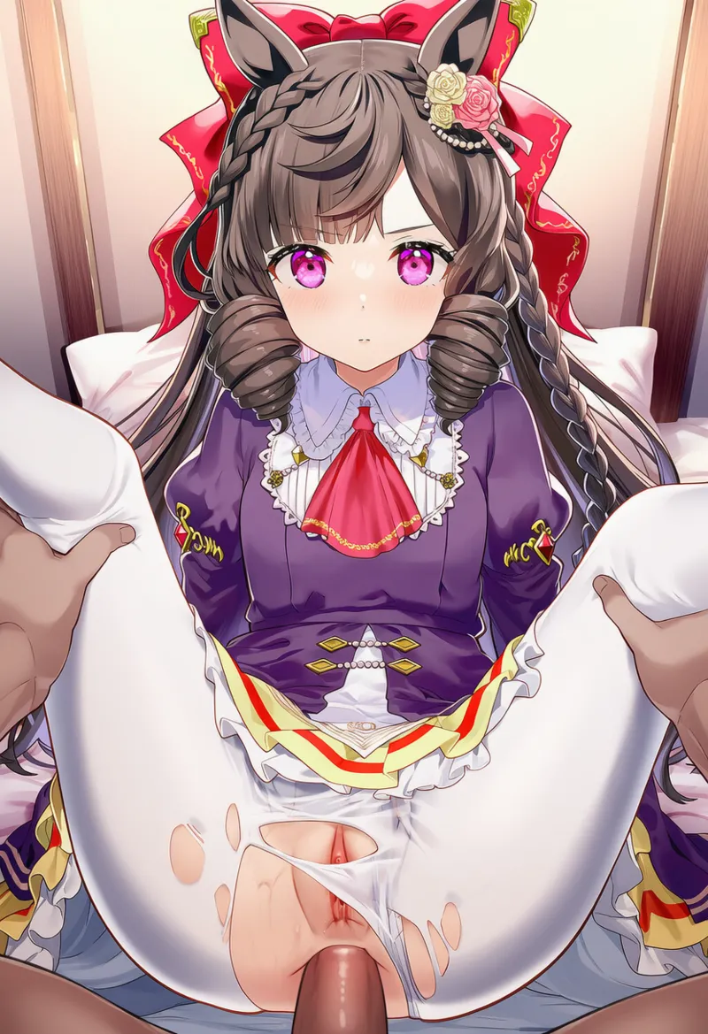 【AI自制】玻璃恋人 目白阿尔丹 メジロアルダン Mejiro Ardan  【AI Generated】 page 7 full