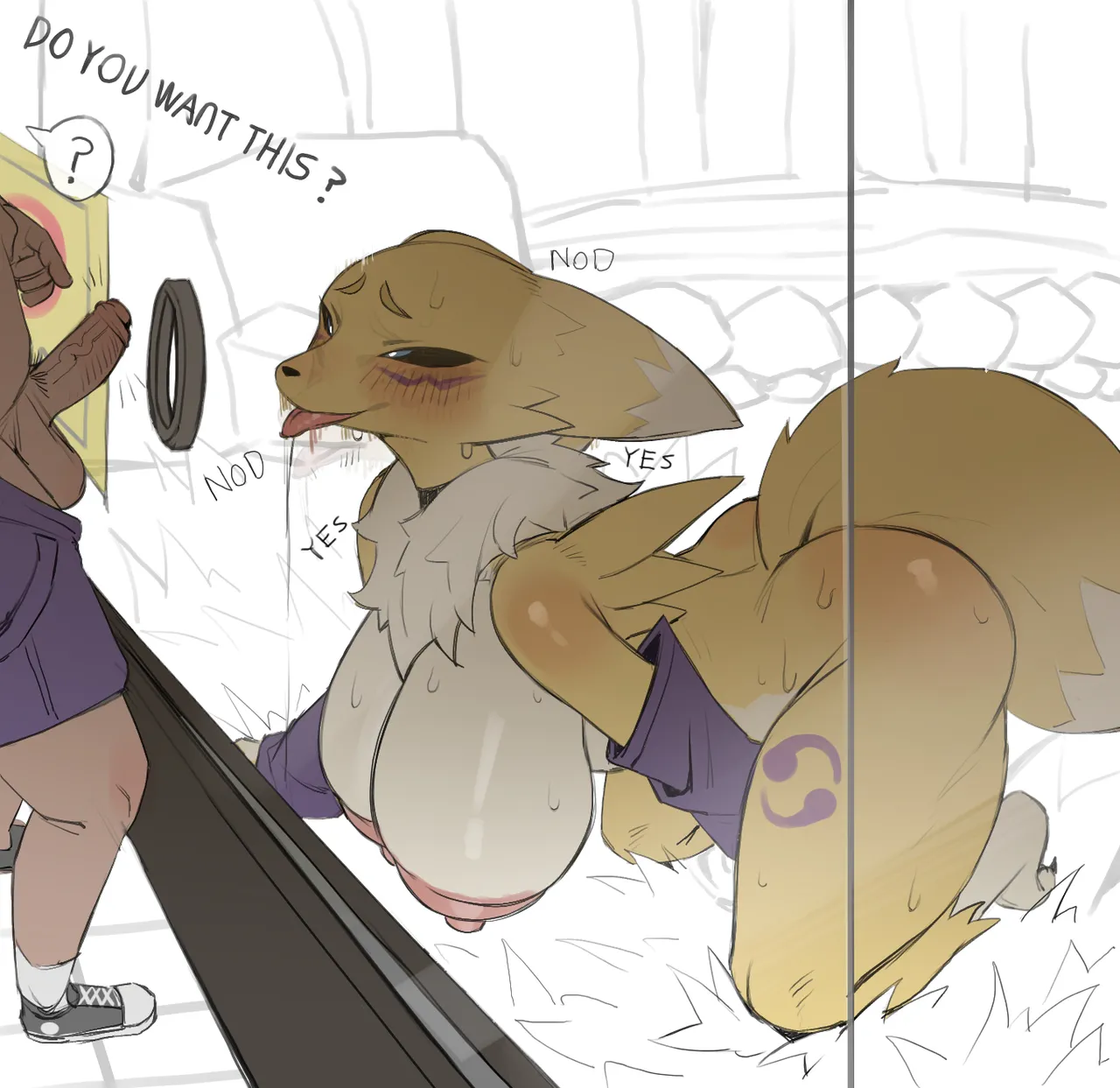 Renamon at the Zoo page 2 full