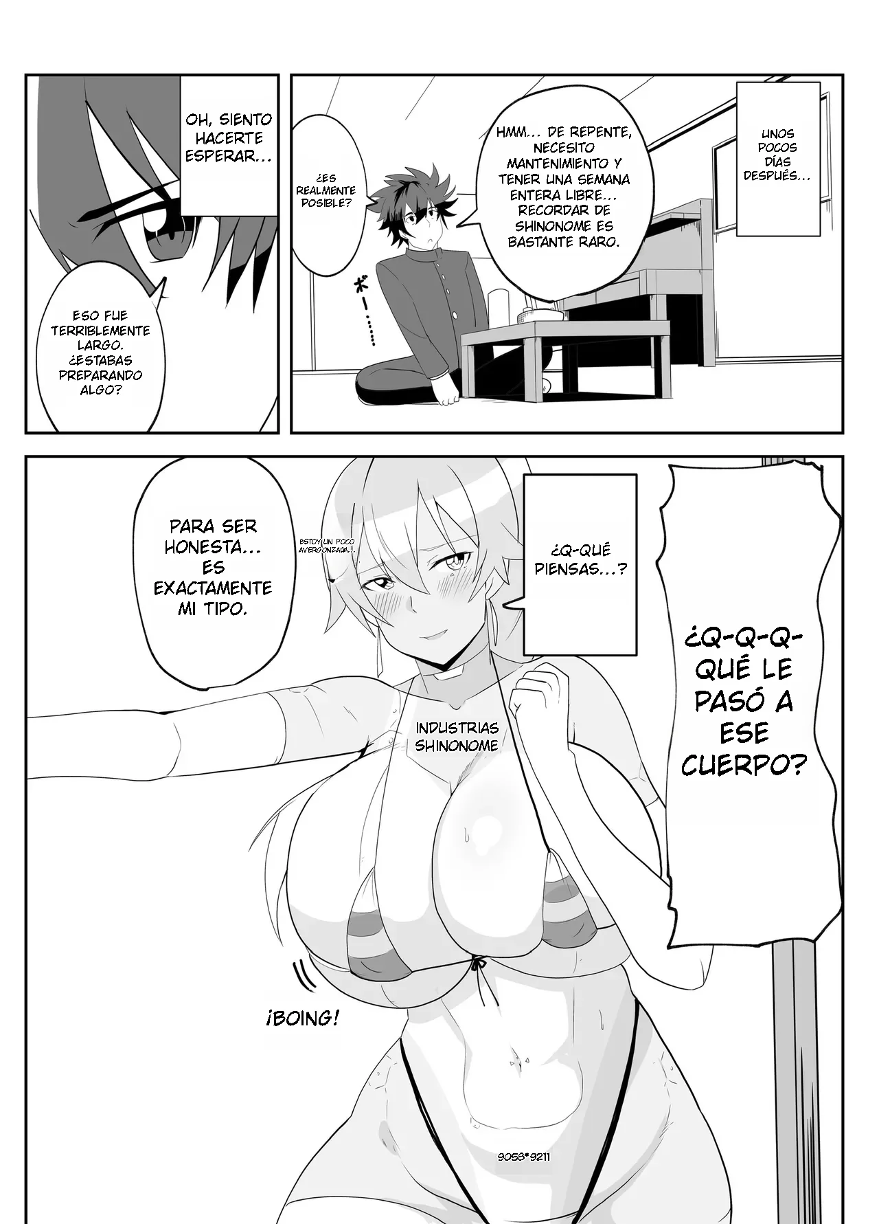 Humanroid no Semen Paradise!｜¡Paraíso de Semen de Androide! page 5 full