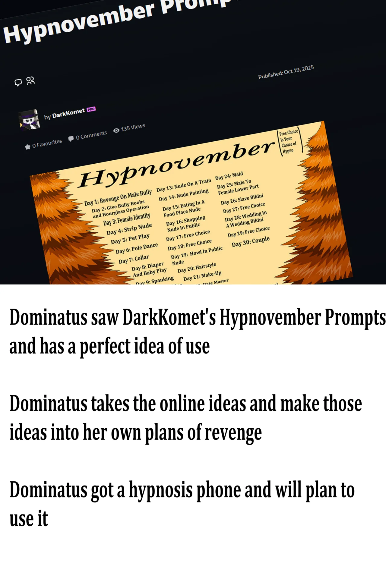 Hypnovember Novengeance page 5 full