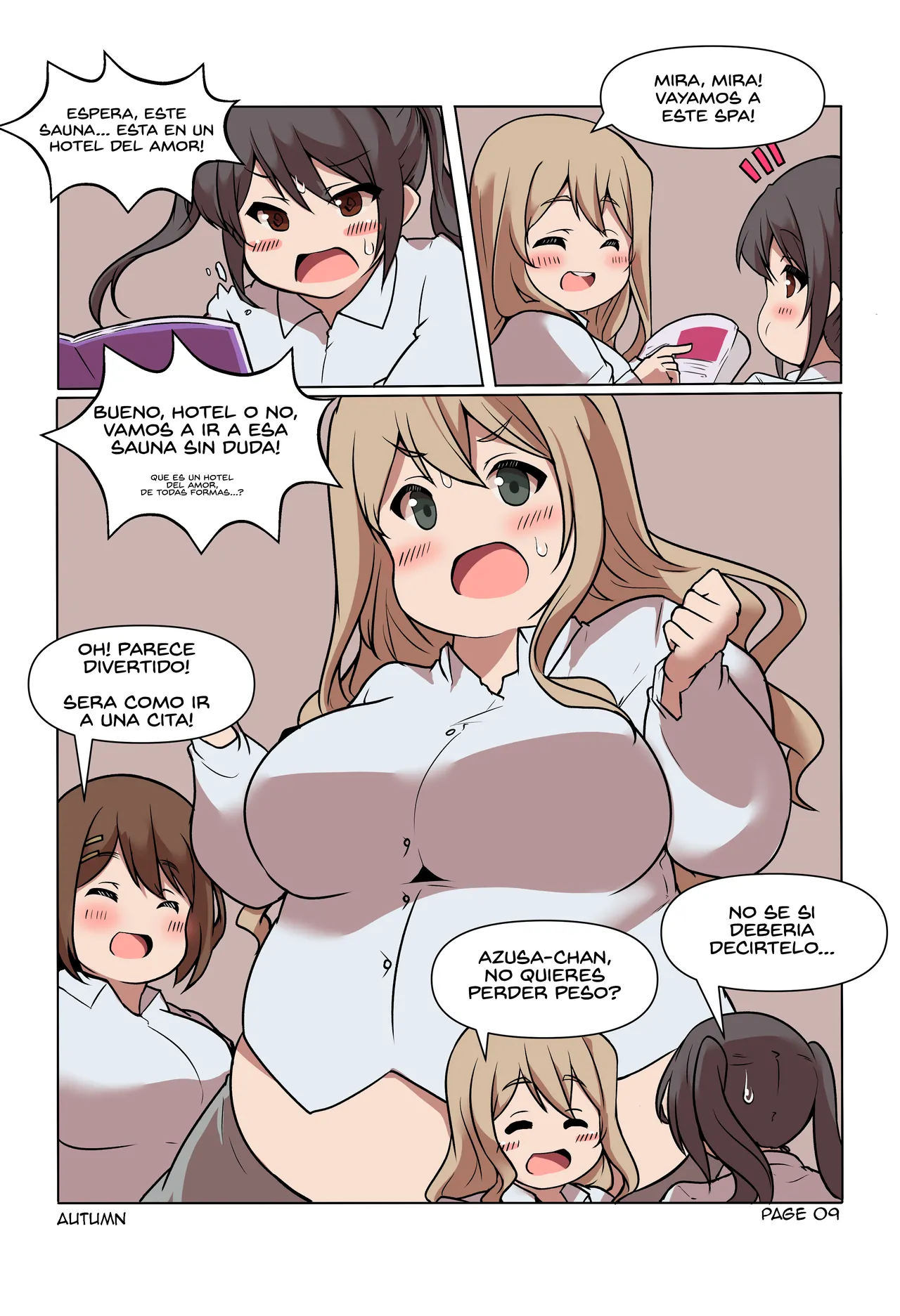 K-ON Seasons by  Spanish page 9 full