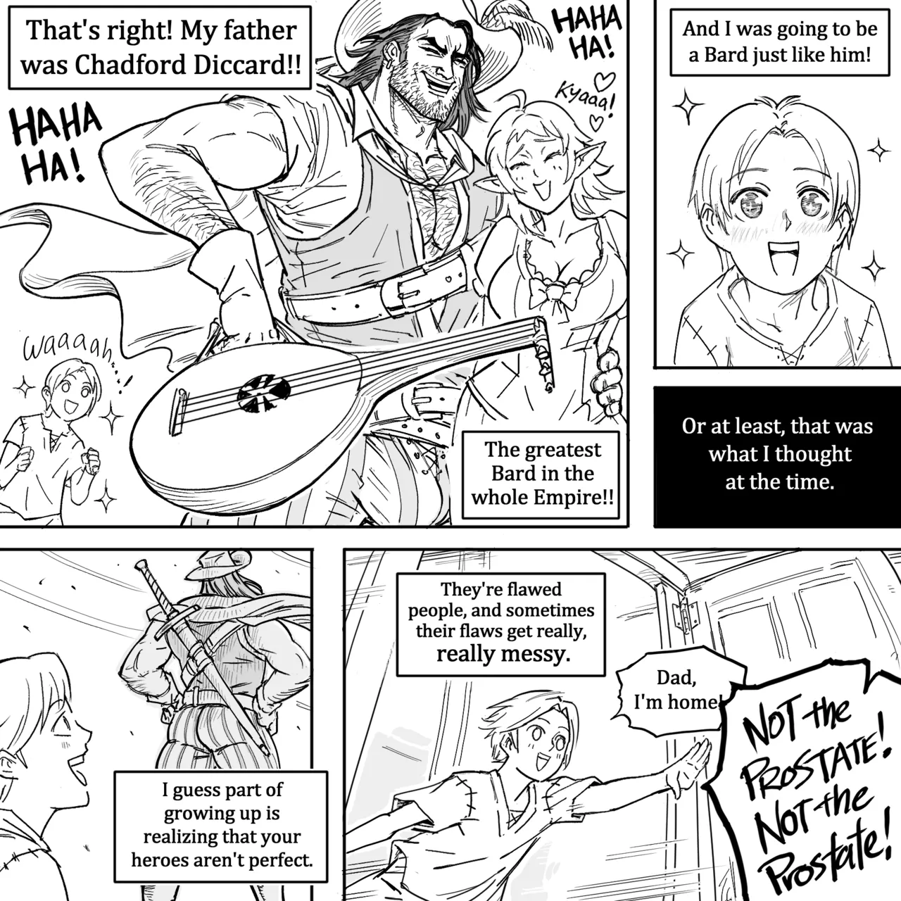 My Dark Elf Stepsister Won't Leave Me Alone | ch.1-4 page 3 full