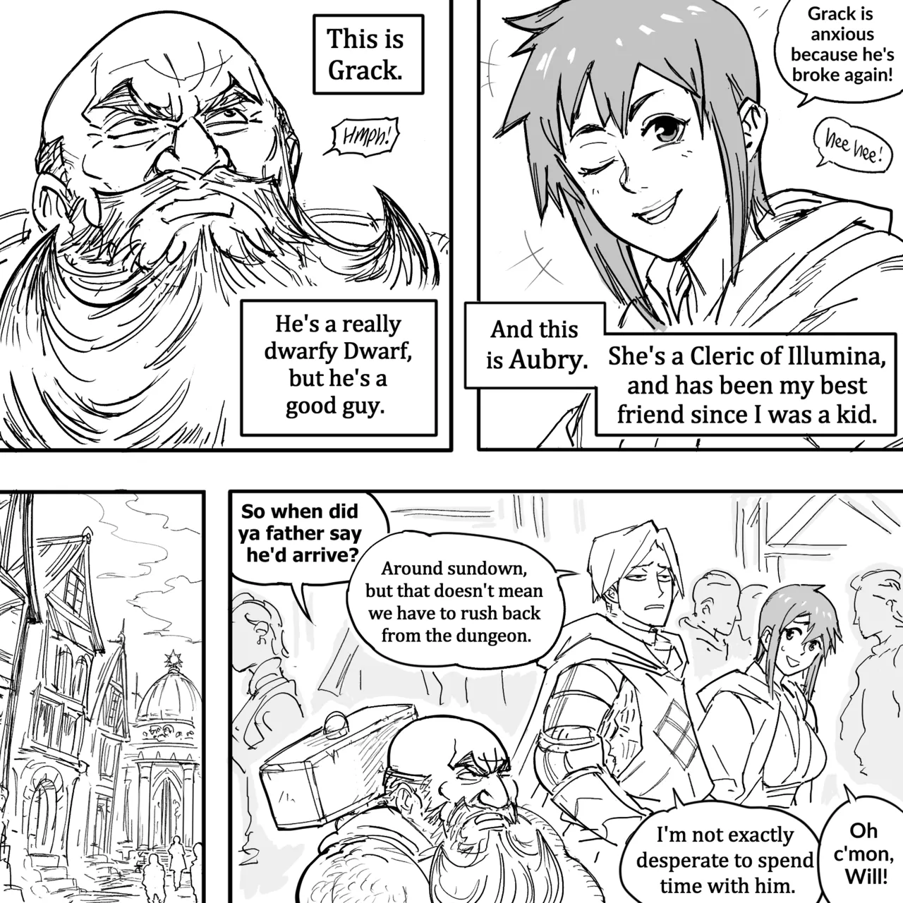 My Dark Elf Stepsister Won't Leave Me Alone | ch.1-4 page 8 full