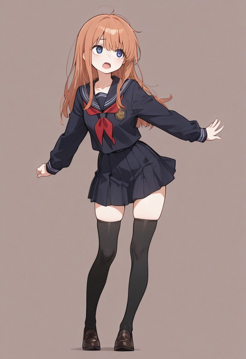 SCHOOL THIGHHIGHS POV – MESSY HAIR UNIFORM page 10 full