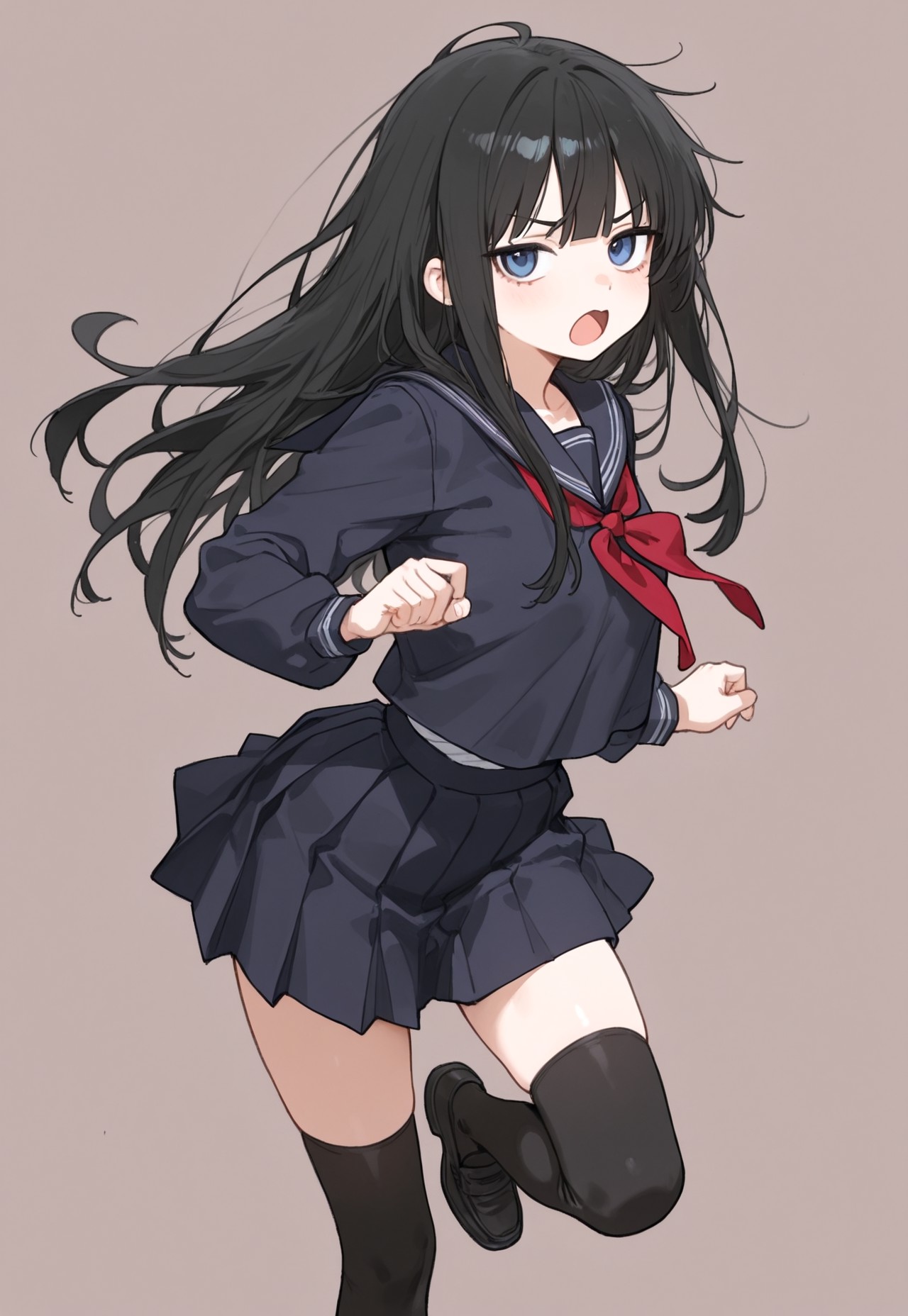 SCHOOL THIGHHIGHS POV – MESSY HAIR UNIFORM page 2 full