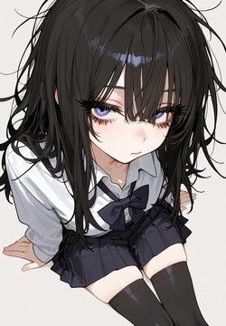 SCHOOL THIGHHIGHS POV – MESSY HAIR UNIFORM