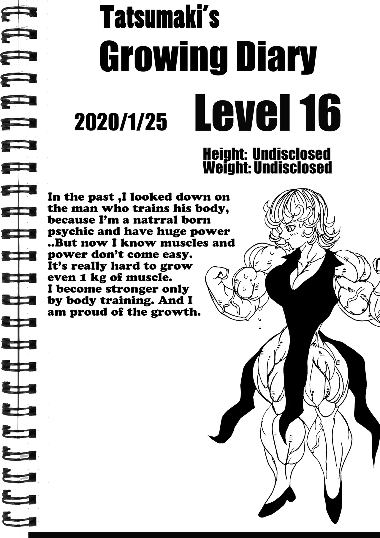 Tatsumaki's growing diaries page 10 full