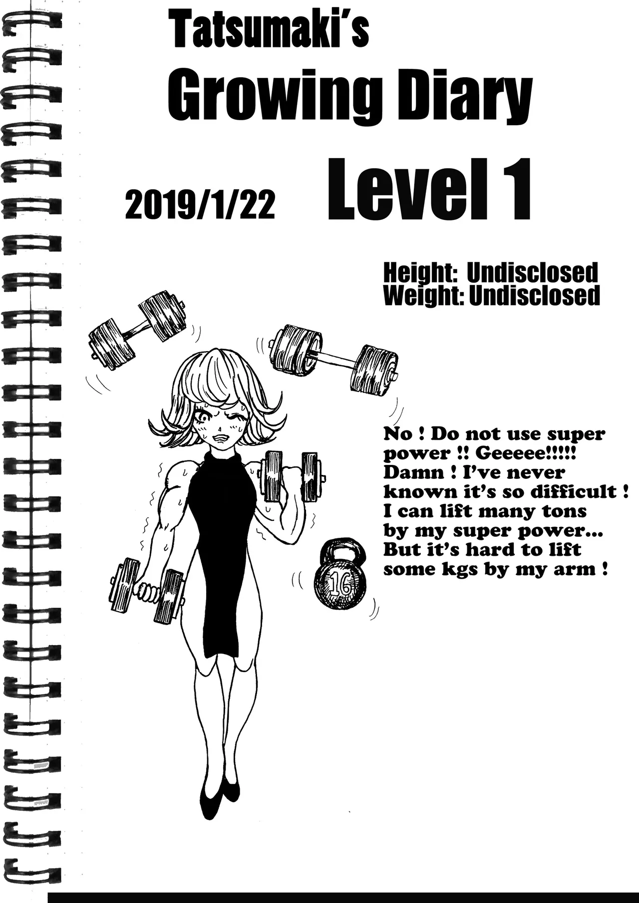 Tatsumaki's growing diaries page 2 full