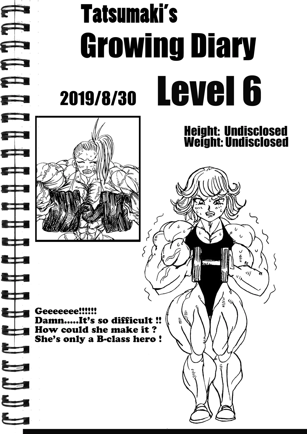 Tatsumaki's growing diaries page 5 full