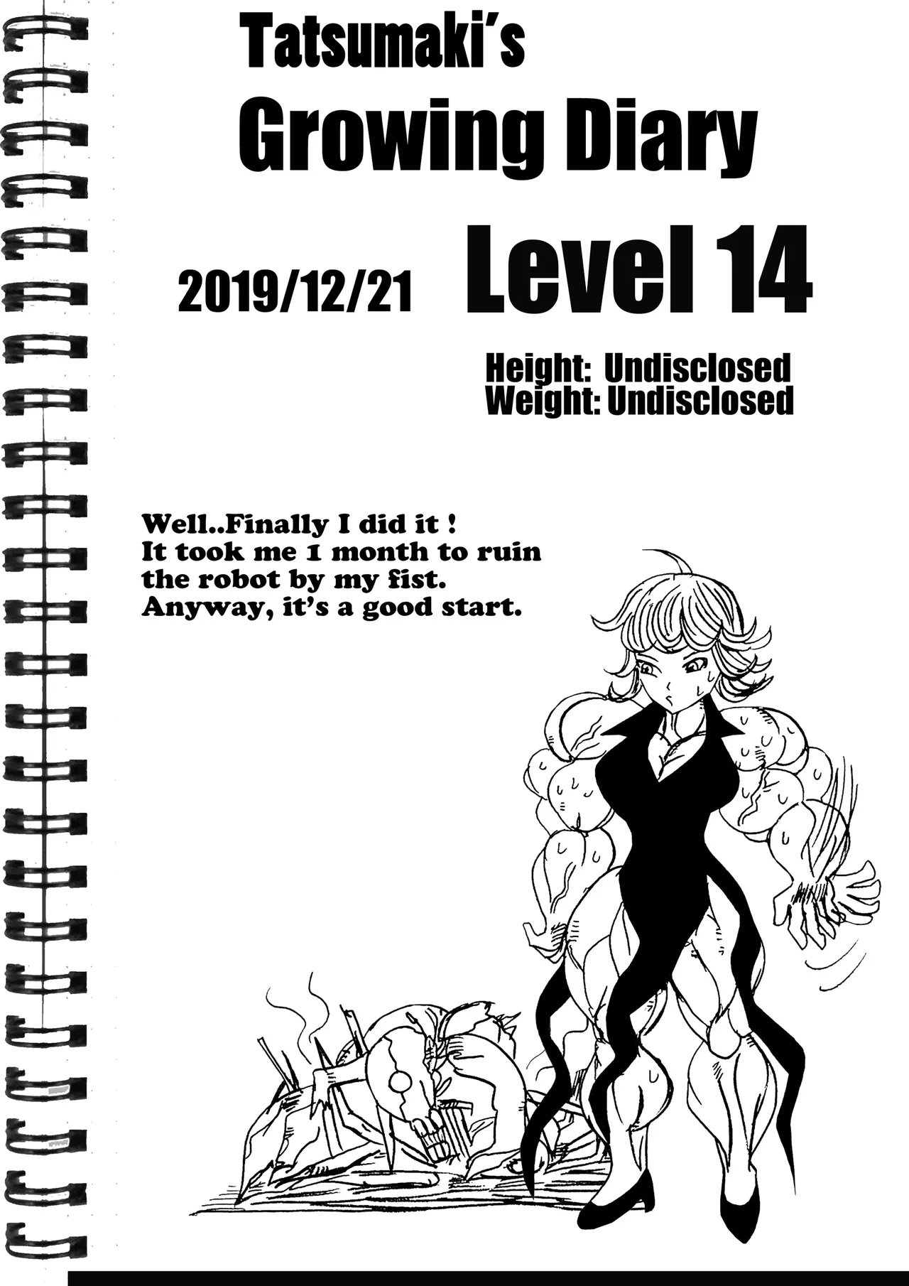 Tatsumaki's growing diaries page 9 full