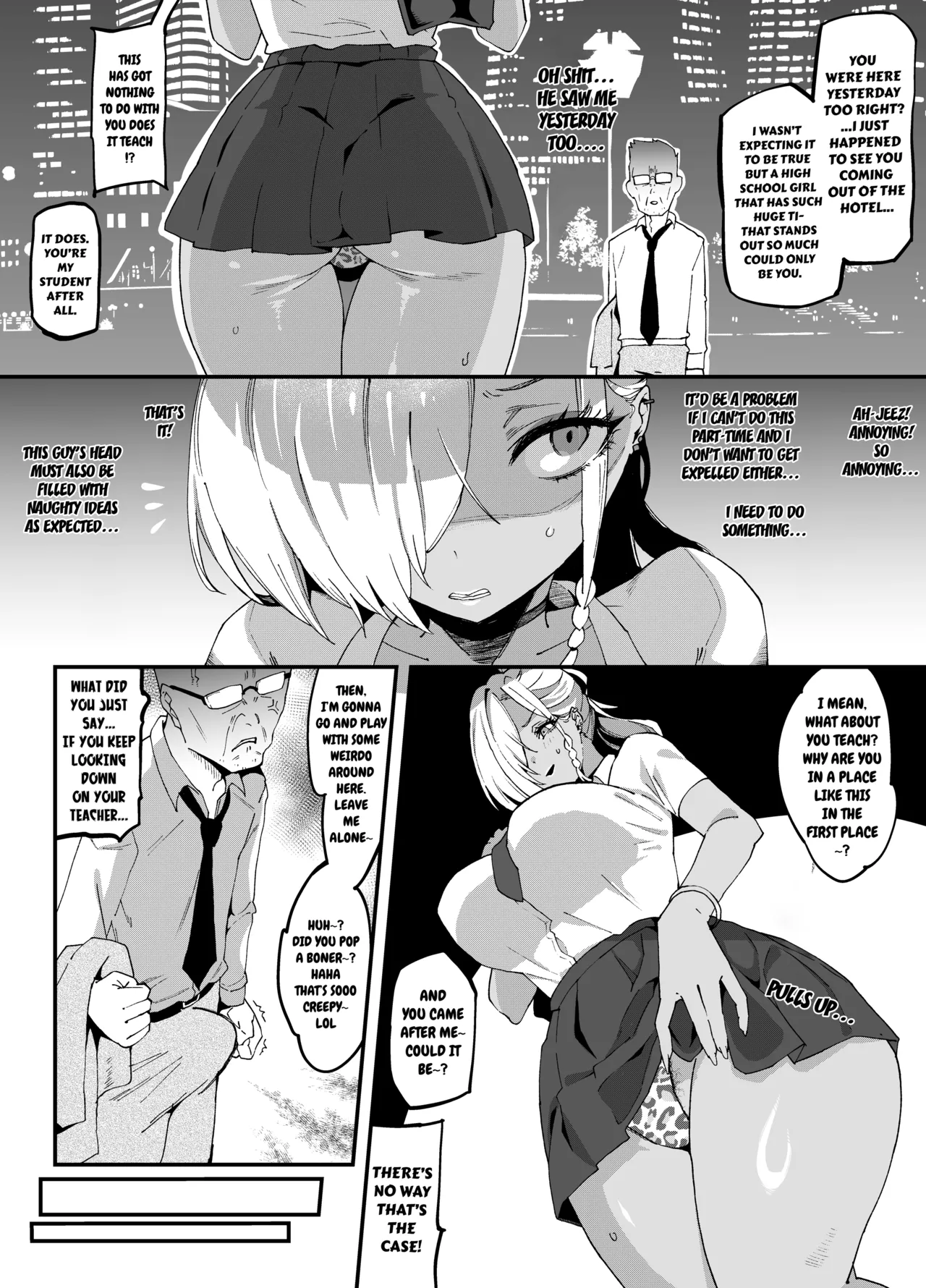 Mucchiri Dekkai Tsuyo Tsuyo Bitch Gal o Wakaraseru | Making the Tall Plump Tough Bitch Gal understand her Place page 9 full