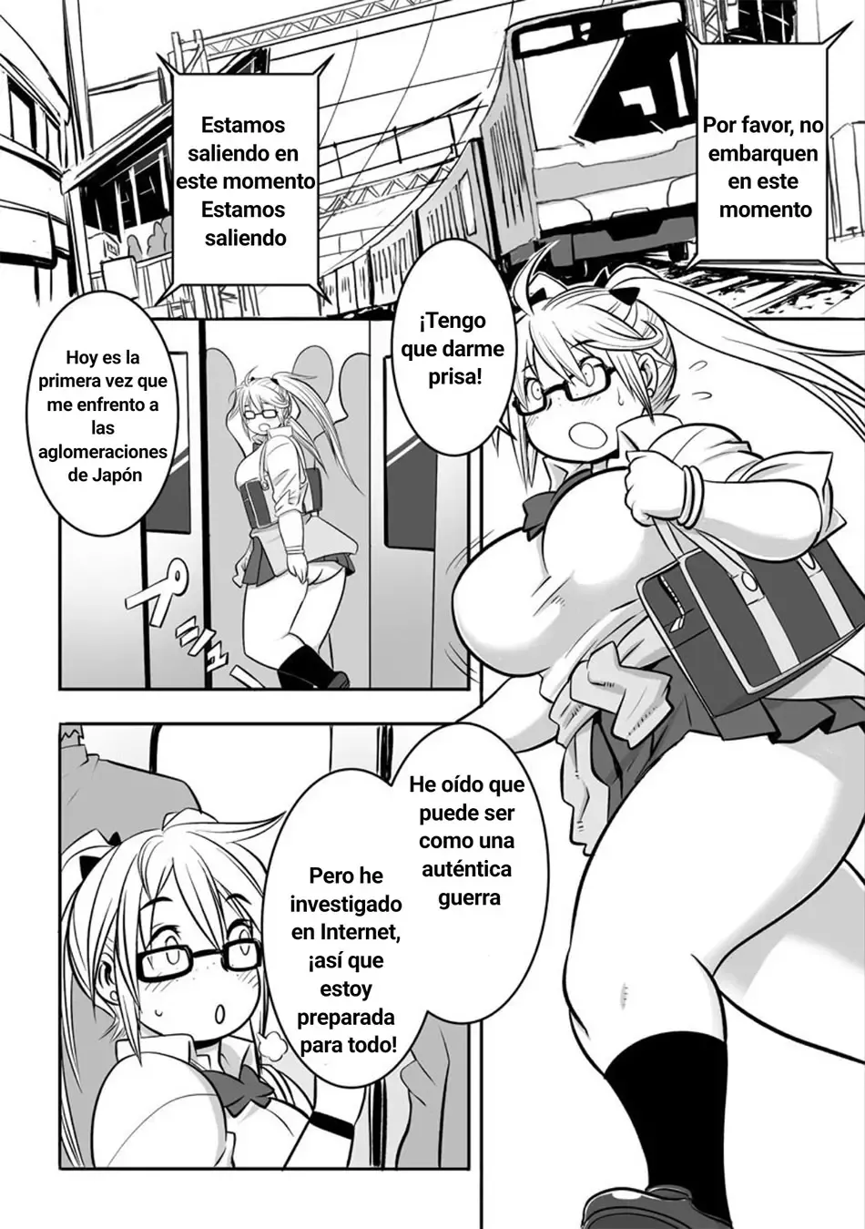 Tsukin Rush Hatsu Taiken？| ¿Mi Primera Vez Será en la Hora Pico？ page 3 full