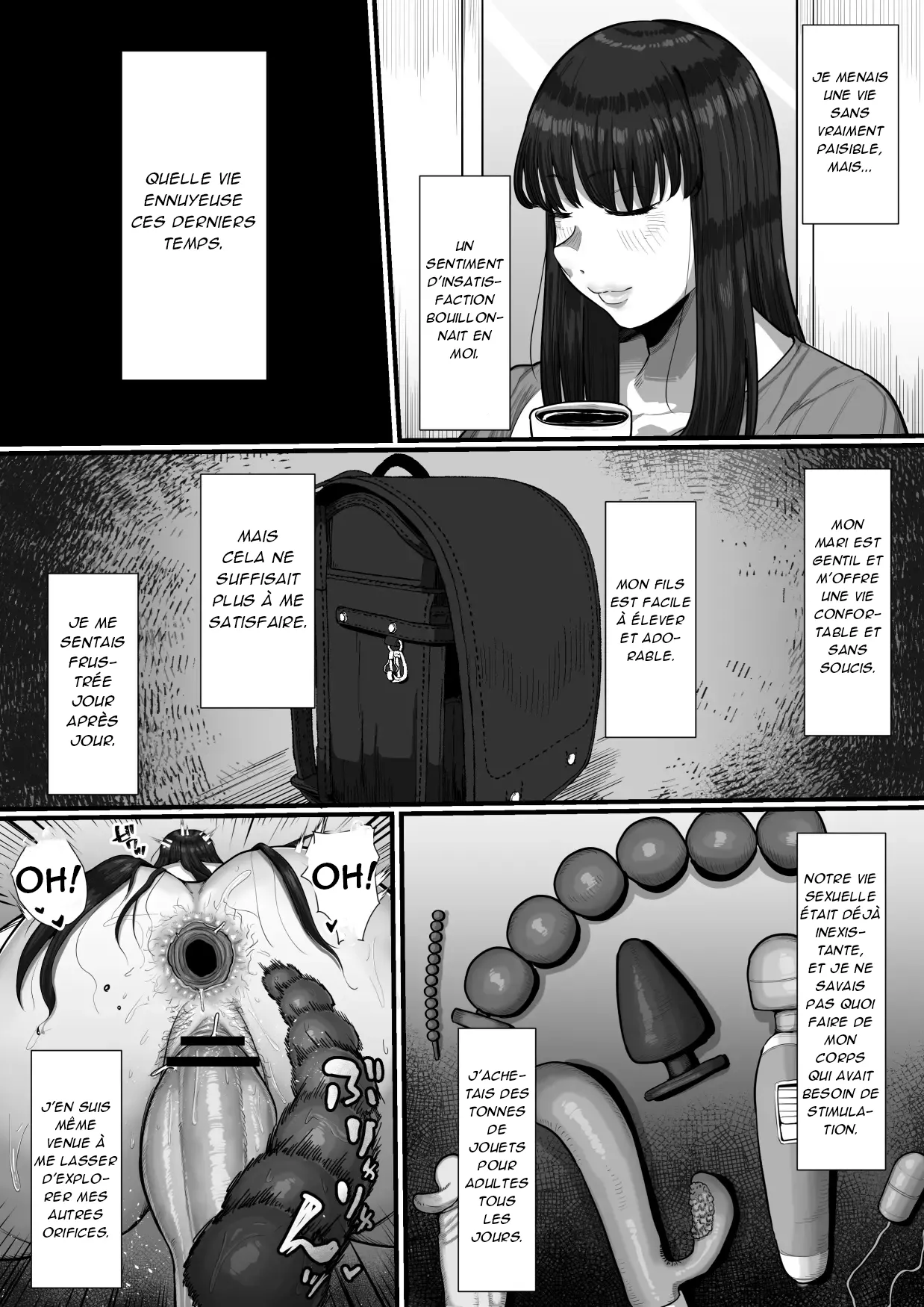 Journal intime d'une femme de 35 ans, jouissant grâce à l'énorme pénis d'une futanari, puis divorçant page 4 full