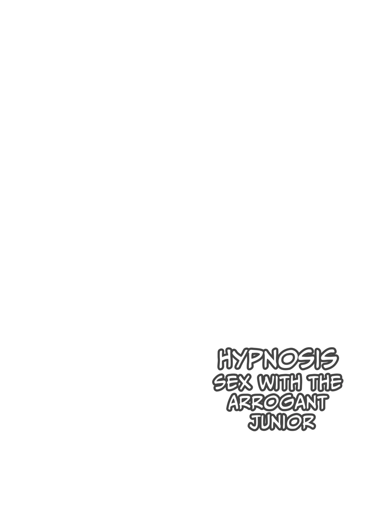 Namaiki na Kouhai to Saimin Sex | Hypnosis Sex with the Arrogant Junior page 2 full