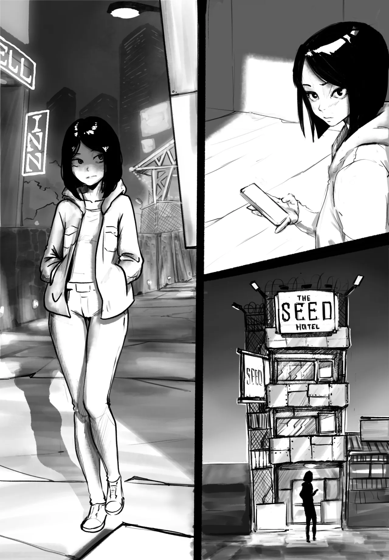 Alien Monster Hotel page 2 full