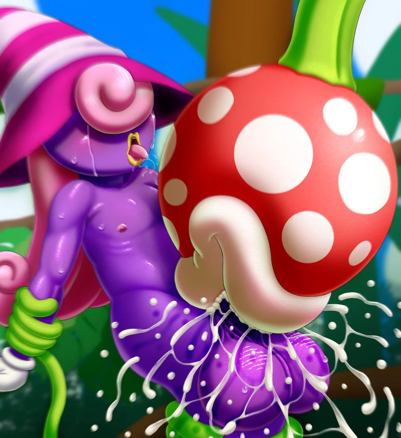 Vivian vs Piranha Plant  Uncensored page 7 full