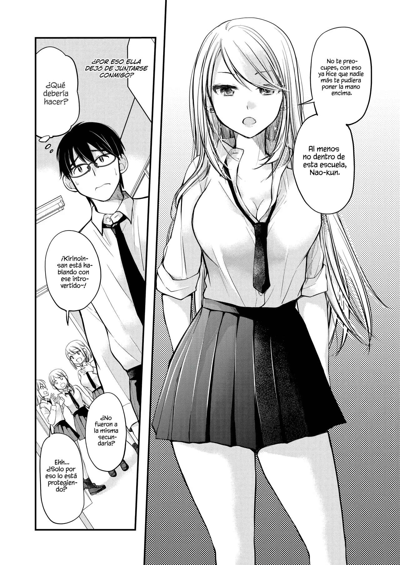 Class de 1-ban no Boss Gal wa Boku no Mae dake Kawaii Ecchi na Osananajimi 01 page 9 full