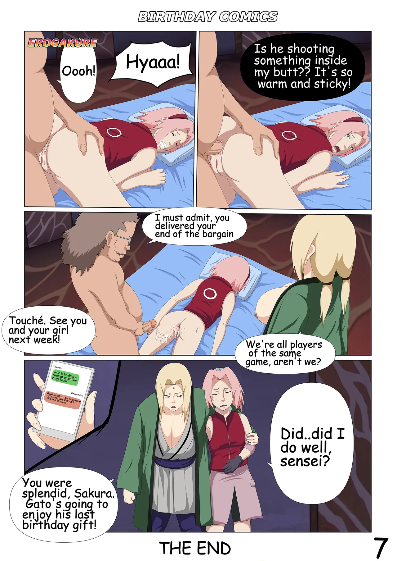 Gato's birthday By Erogakure page 7 full