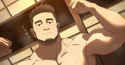 ［oro9］"Do a macho pose, old man."