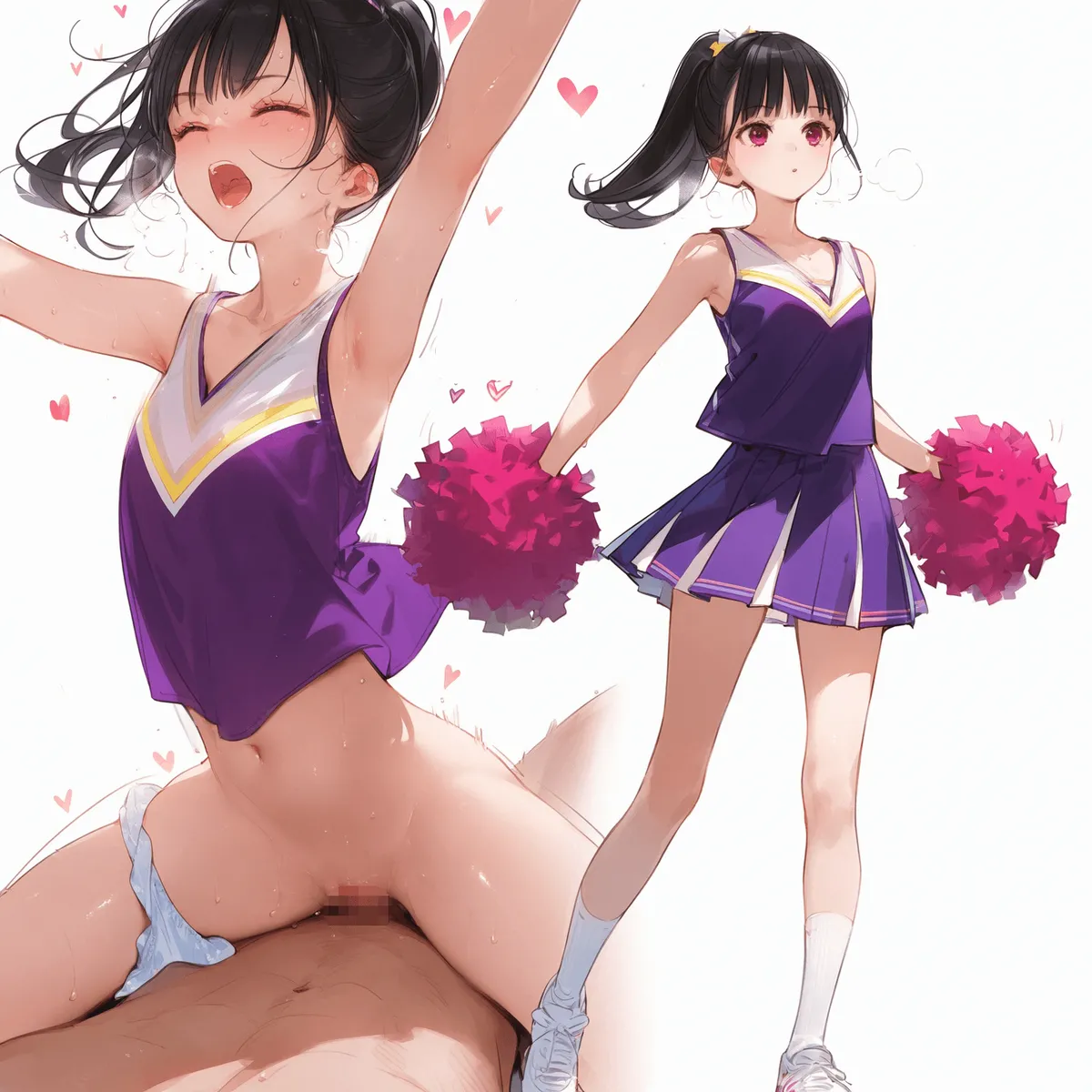 【PIXIV】 じゃがいもホクホク北海道 20240911 熱血応援ガールズ vs 熱血スクワットおじさん page 6 full