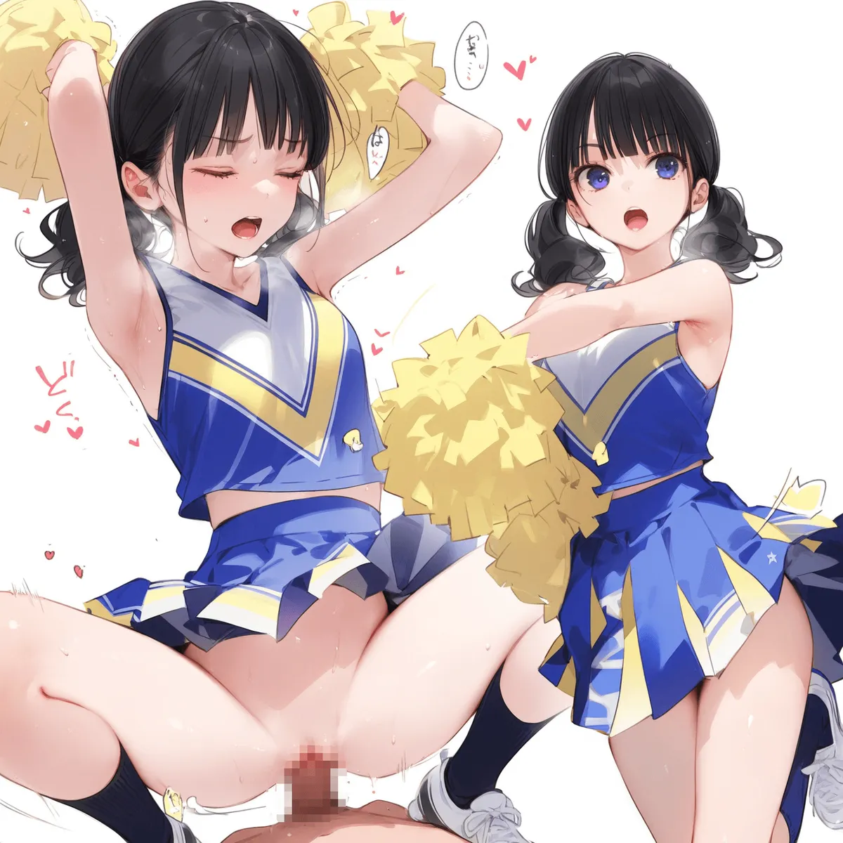 【PIXIV】 じゃがいもホクホク北海道 20240911 熱血応援ガールズ vs 熱血スクワットおじさん page 7 full